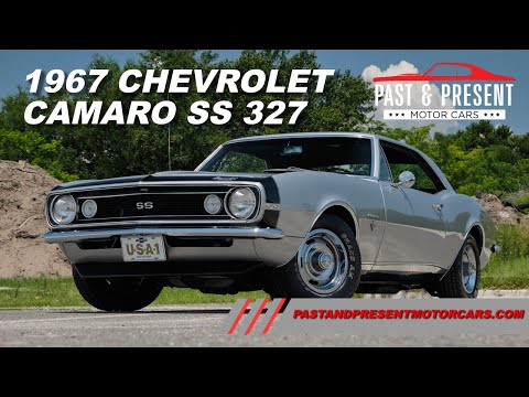 1967 Camaro SS Silver Black Auto HT 117236