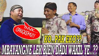 Download lagu CONTINUE EXCHANGE DAGELAN WITH DALANG!!! JO KLUTUK NGECE DALANGE PAK EKO mp3