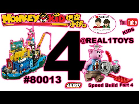 Lego Monkie Kid 80013 Monkie Kid’s Team Secret HQ Speed Build