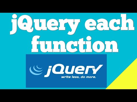 Jquery Each Function Jquery Iterate Over Elements