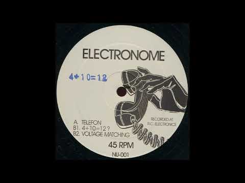 Electronome ‎– Telefon (Nu-Vorm Records ‎– NU-001)
