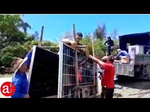 Holguín: Instalación  de sistemas fotovoltaicos en zonas de difícil acceso