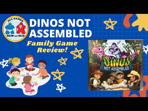 Dinos Not Assembled family game review 