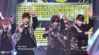 TEEN TOP - Crazy, 틴탑 - 미치겠어, Music Core 20120121