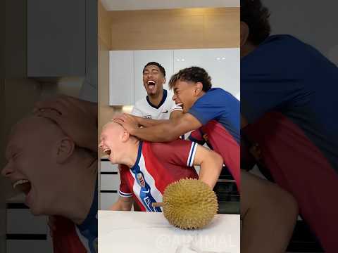 They Made Haaland Smash a DURIAN with His Head(3D Parody)#haaland  #funny#Mbappé