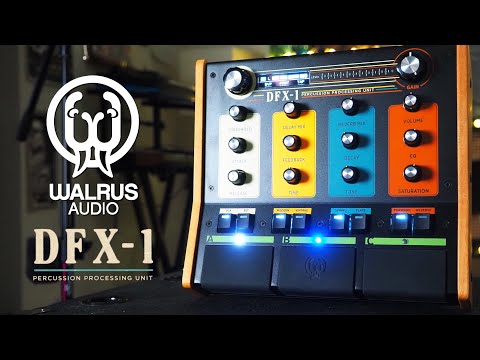 Walrus Audio // DFX-1 Percussion Processing Unit (Drum FX Demo)