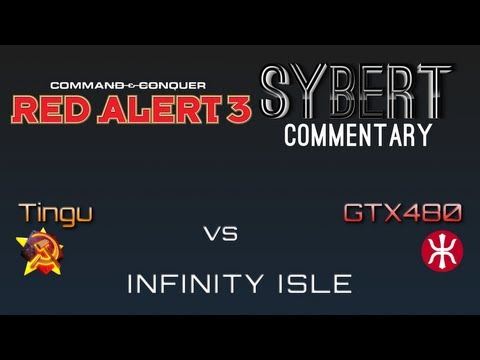 Tingu[S] vs GTX480[E] - Infinity Isle - Red Alert 3