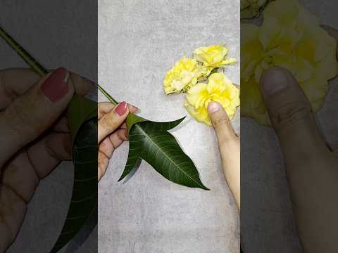 🍃🙏Mango leaf toran for ganpati decoration #diy #ganesh #shorts #shortvideo #trending #viralvideo