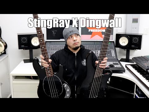 Music Man StingRay X Dingwall Afterburner Comparision