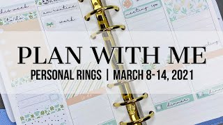 Plan with Me | Personal Rings | March 8-14, 2021 #notiq #sewmuchcrafting