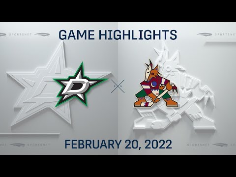 NHL Highlights | Stars vs. Coyotes - Feb 20, 2022