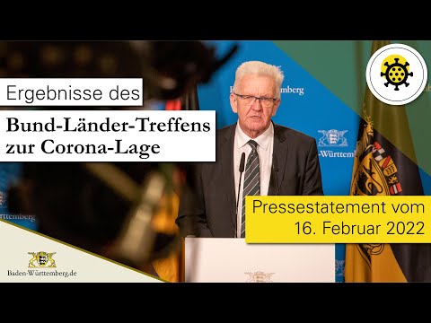 Ergebnisse des Bund-Länder-Treffens zur Corona-Lage am 16. Februar 2022