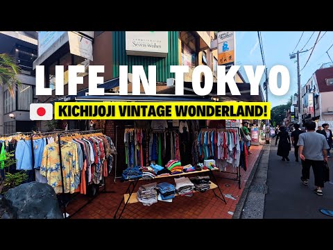 LIFE IN TOKYO ,KICHIJOJI Retro Vibes, Unique Pop Ups & Vintage Finds! JAPAN VLOG! 🇯🇵