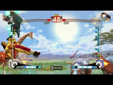 SSF4 - HIROPON (Seth) vs. t o n o 7 7 7 7 (Vega/Claw)