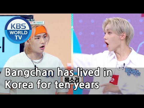 Bangchan has lived in Korea for ten years (IDOL on Quiz) | KBS WORLD TV 200916