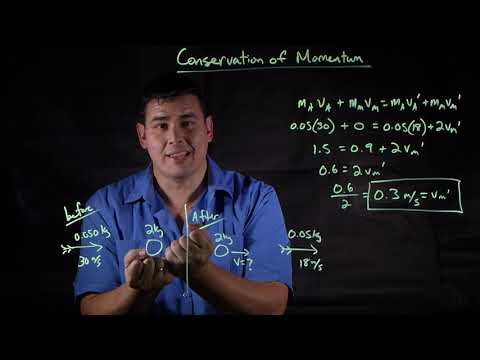 Conservation of Momentum (Collisions) Problem Solving