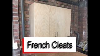 French Cleats - How to hang Wall Cupboards