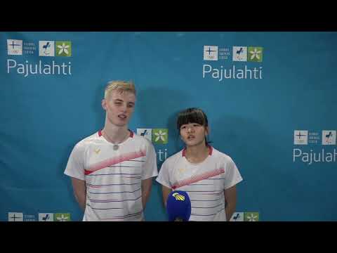 Matthias Kicklitz/ Thuc Phuong Nguyen win the gold in the mixed doubles for Germany