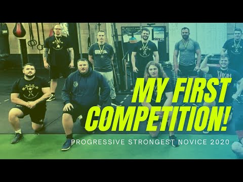 MY FIRST STRONGMAN COMPETITION | PROGRESSIVE STRONGEST NOVICE 2020 | JACK 'THE WOLF' DUDLEY