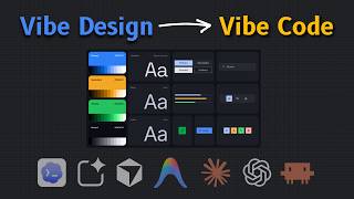 Vibe Design First THEN Build Apps 🎨 Full Google Stitch Tutorial + MCP Agentic AI