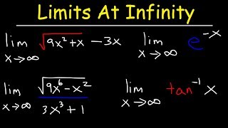 Limits at Infinity & Horizontal Asymptotes