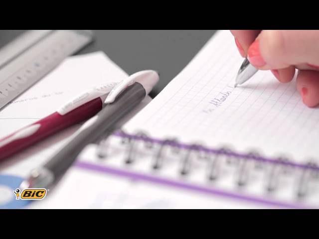 Vídeo relacionado con BIC Atlantis Classic Bolígrafos Retráctiles de Punta Media (1,0 mm) - Rojo, Pack de 12