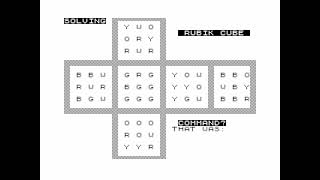 Rubik Cube for the ZX81