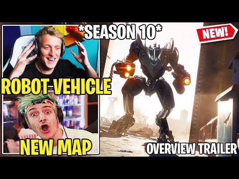 Streamers React to *NEW* Fortnite SEASON 10 OVERVIEW TRAILER!! (Season X)