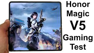 Honor Magic V5 - Gaming Test (PUBG Mobile, Call of Duty Mobile, Injustice 2, Asphalt Legends Unite)
