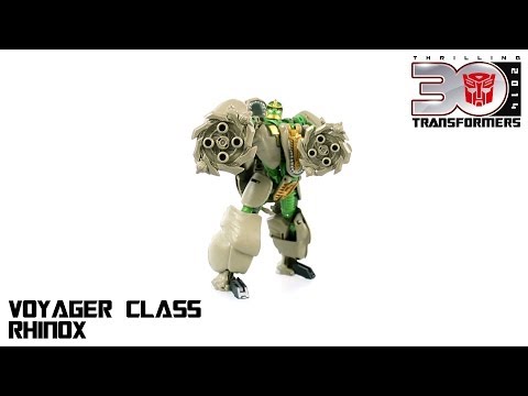 Video Review of the Transformers Generations: Rhinox