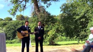 From our sister&#39;s wedding, Pink Floyd&#39;s &#39;Wish You Were Here&#39; by the brothers