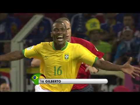 World Cup 2006  Japan Brazil  1 3  Gilberto da Silva Melo