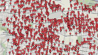Philadelphia homicide map