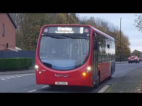 THRASH + CATCHING UP TIME: Route 136 | NK17GHU/5464 - Go North East: Wright StreetLite DF