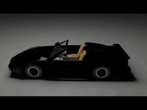 KITT from Knight Rider. Modeled in Blender 2.91 Cycles