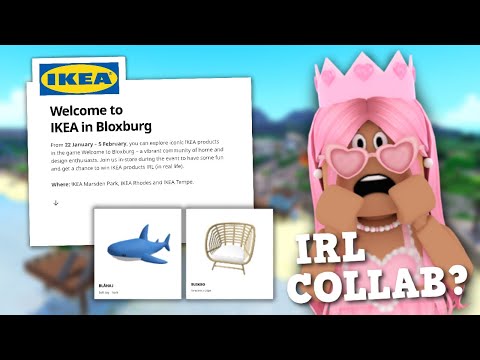 BLOXBURG X IKEA COLLAB!! IRL STORE EVENT + NEW ITEMS???