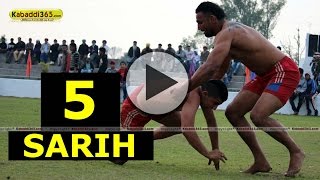 Sarih (Nakodar) Kabaddi Tournament 15 Feb 2014 Part 1 By Kabaddi365.com