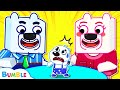 Oh No Mom And Dad Turn Into Minecraft Kids Stories About Bumble Family BumbleOfficialChannel