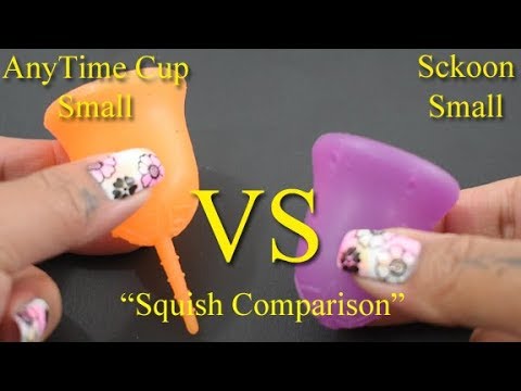 Anytime Cup vs Sckoon Cup Sm "Squish" - Menstrual Cups
