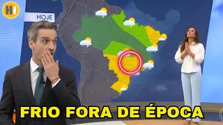 ❄️ ALERTA: Frio e geada no Sul enquanto Nordeste sofre com temporais | Previsão do Tempo Hora 1