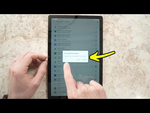 Samsung Galaxy Tab A8 (2022) : How to Delete one or Multiple Apps at the Same Time