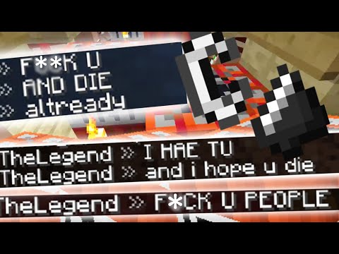 Looptic - Kid gets MAD after I BLOW UP his base... | Minecraft Anarchy Raiding