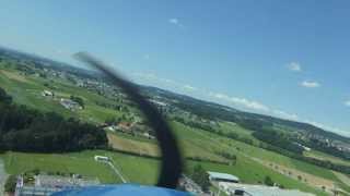 preview picture of video 'Landung in Speck-Fehraltdorf; LNDG @ LSZK RWY 30'