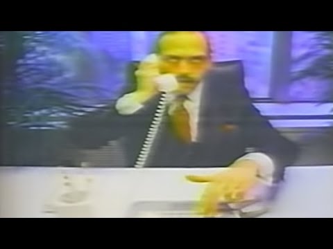 Still frame from Fast Paced World ("Fast Talker") (Federal Express, 1981)