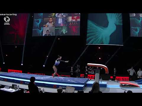 Csenge BACSKAY (HUN) - 2021 Artistic Europeans  Qualification vault