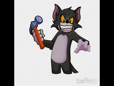 Drawing WB splatter Tom and 1945 Tom [the basement show v2.6] #fnf #fridaynightfunkin #fnfmod