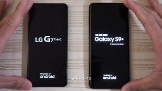 LG G7 ThinQ vs Samsung Galaxy S9 Plus - Speed Test!