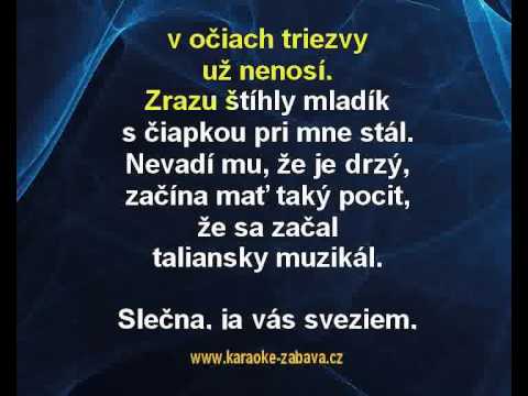 Peter a Júlia Hečkovci - Talianský muzikál (karaoke z www.karaoke-zabava.cz)