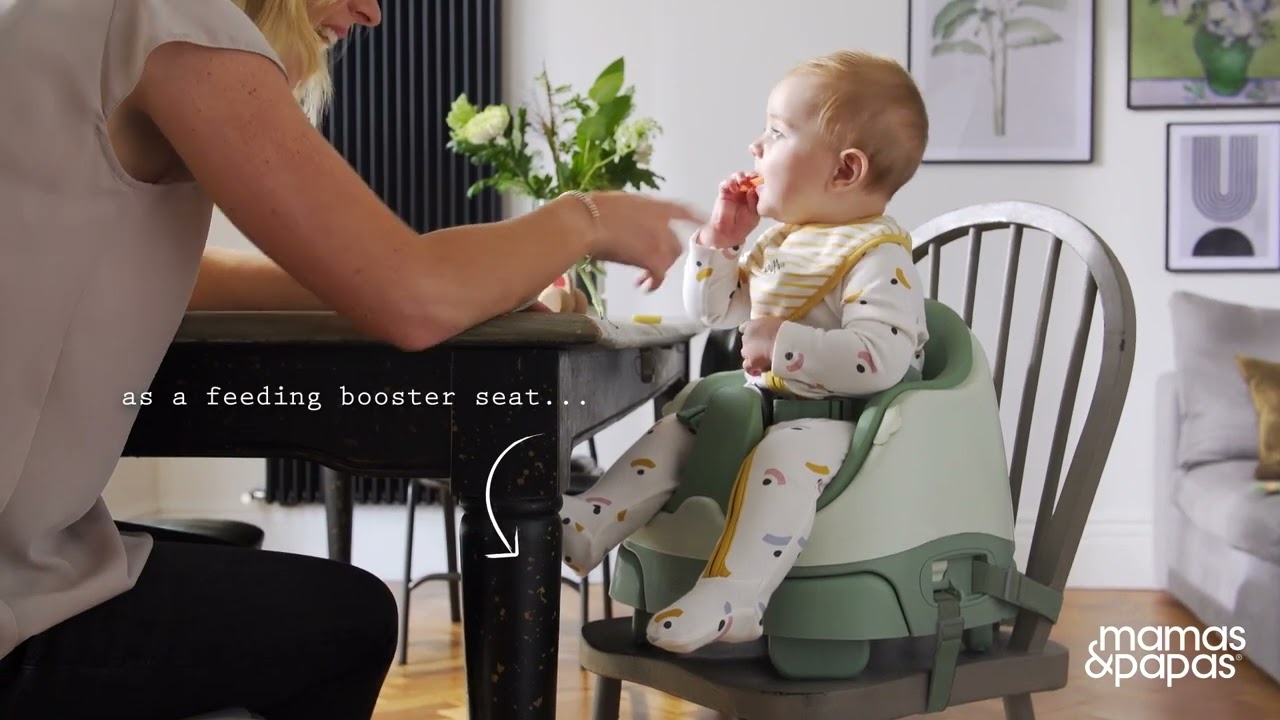 Watch video Mamas & Papas Bug 3-in-1 Floor & Booster Seat Now Mamas & Papas Bug 3-in-1 Floor & Booster Seat