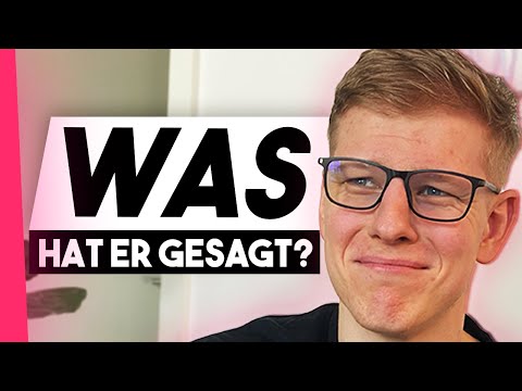 Wenn jemand nuschelt.